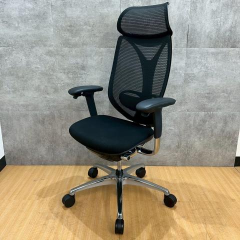 【中古】サブリナ C885BX FSY1 オカムラ（okamura） 肘付ハイバックチェア