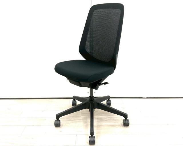 【中古】ノート KJ-170JV-T1T1 イトーキ（ITOKI） 肘無ハイバックチェア