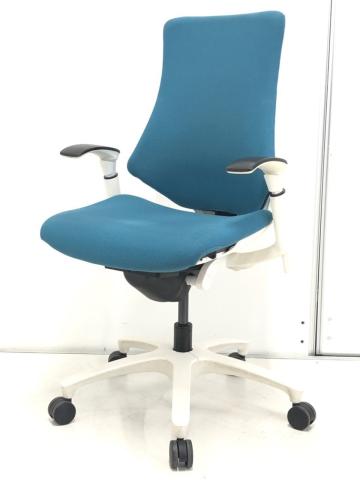 【中古】エフクロス  イトーキ（ITOKI） 肘付ハイバックチェア