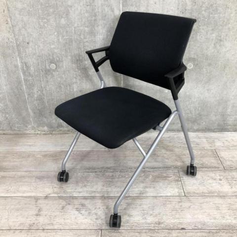 【中古】ピエガ CK-720E6GXB6-W コクヨ（KOKUYO） ネスティングチェア