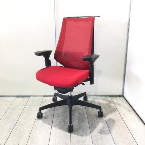【中古】デュオラ クッション CRSG3000E6 コクヨ（KOKUYO） 肘付ハイバックチェア