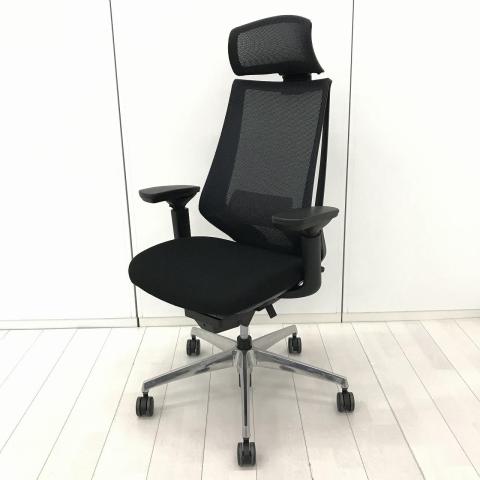 【中古】デュオラ メッシュ CRSG3000E6N コクヨ（KOKUYO） 肘付ハイバックチェア