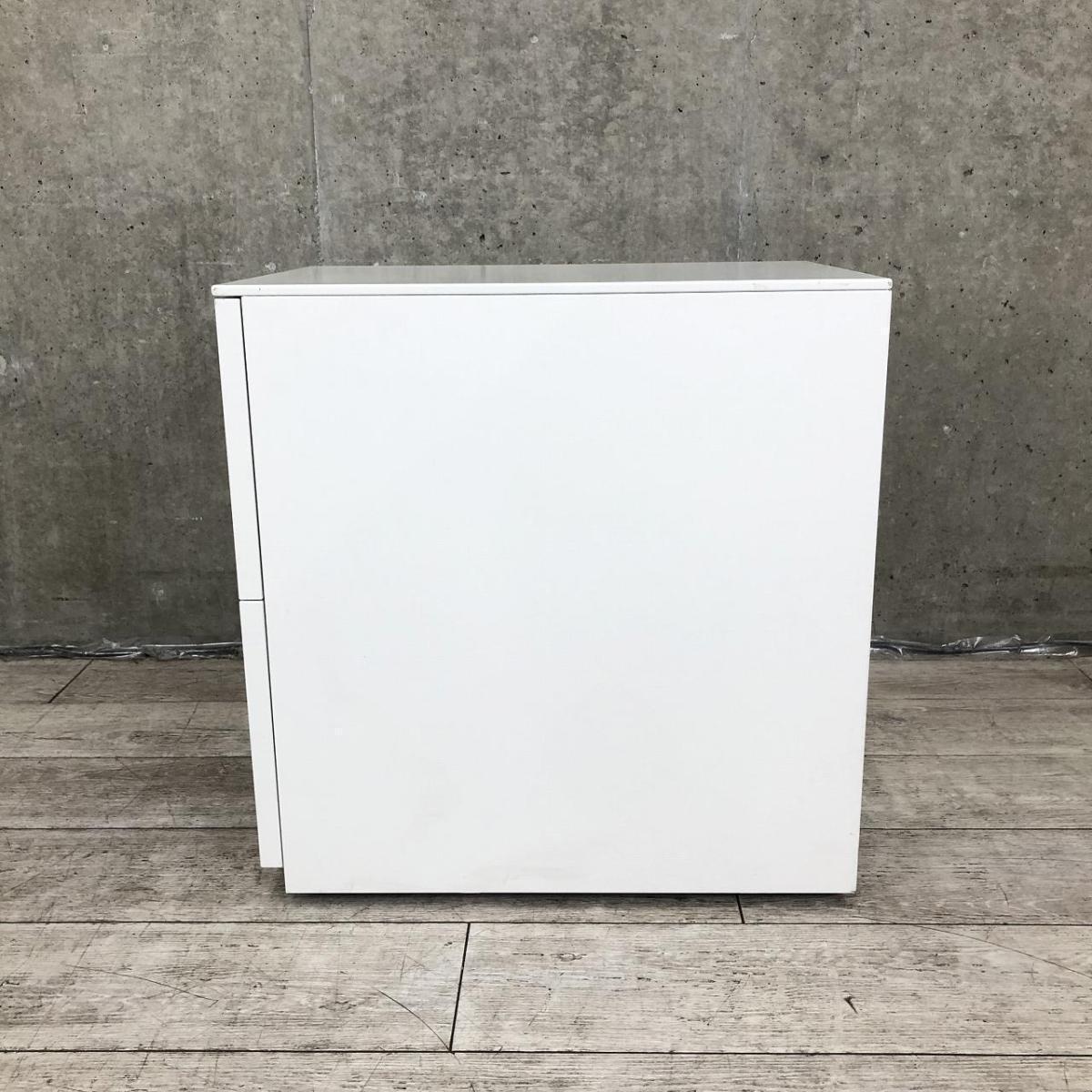 2段ワゴン ホワイト 鍵無し・作成可能1100円/本 ウチダ製ST Amazon 