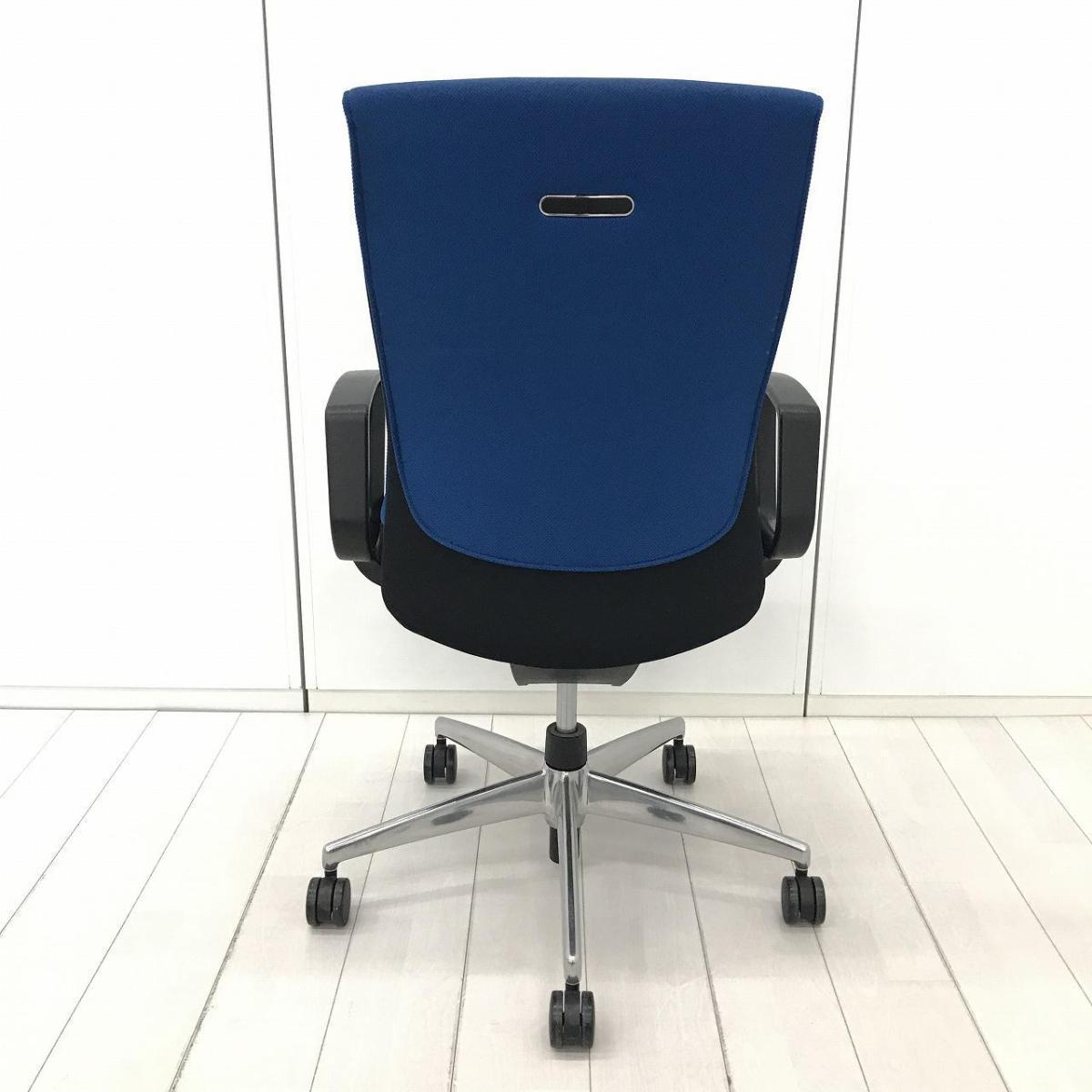 中古】プント CRS-G2402F6 コクヨ/KOKUYO 肘付ハイバックチェア 596915 
