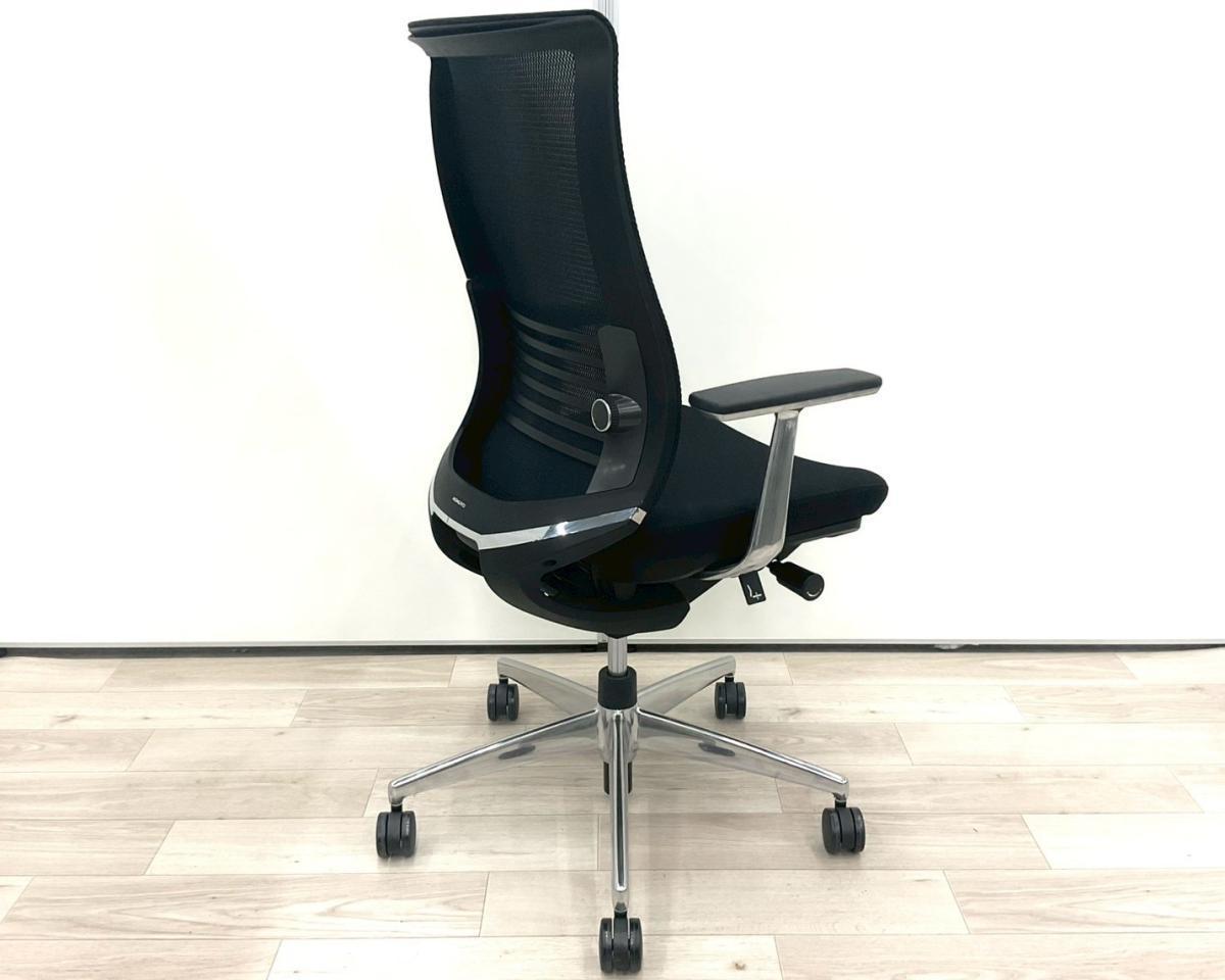 中古】ベゼル アルミポリッシュ CRS-G2822E6 コクヨ/KOKUYO 肘付 