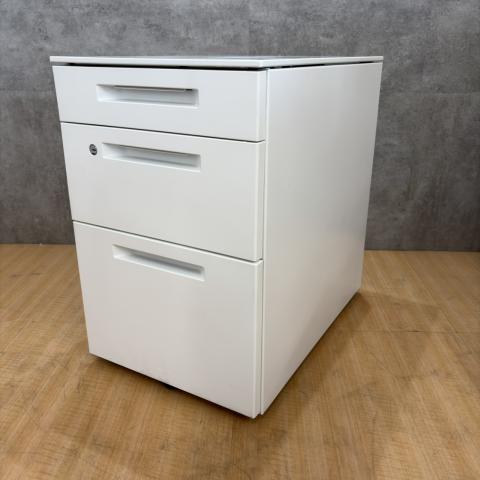 【中古】iS SDM-IS46C3SAWNN コクヨ（KOKUYO） ワゴン3段