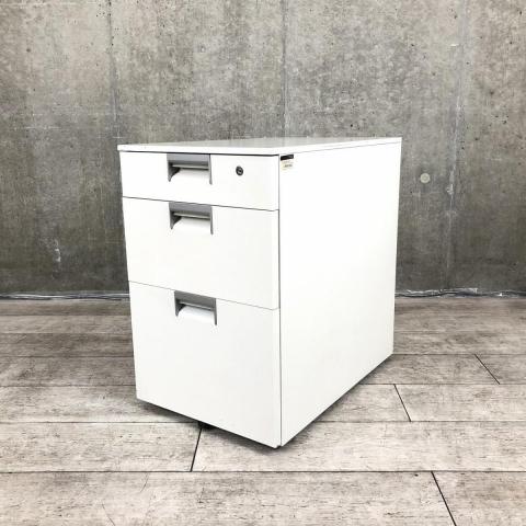 【中古】CX CX-046MAC-W9 イトーキ（ITOKI） ワゴン3段