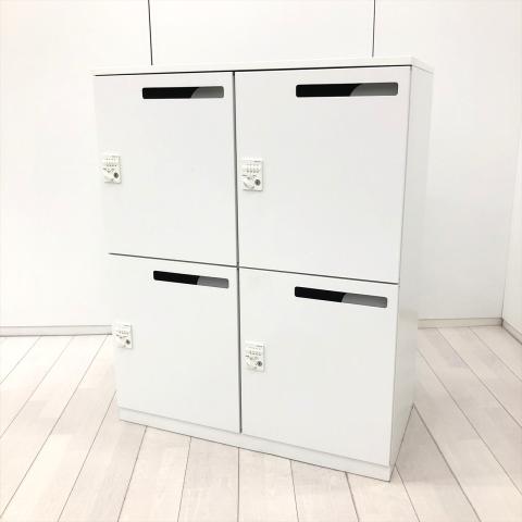 【中古】エディアロッカー BWUH-RN4XM59SAW コクヨ（KOKUYO） 4人用パーソナルロッカー