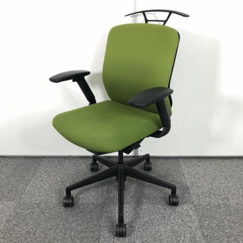 【中古】クレネ KRA-00C ウチダ（UCHIDA) 肘付ミドルバックチェア