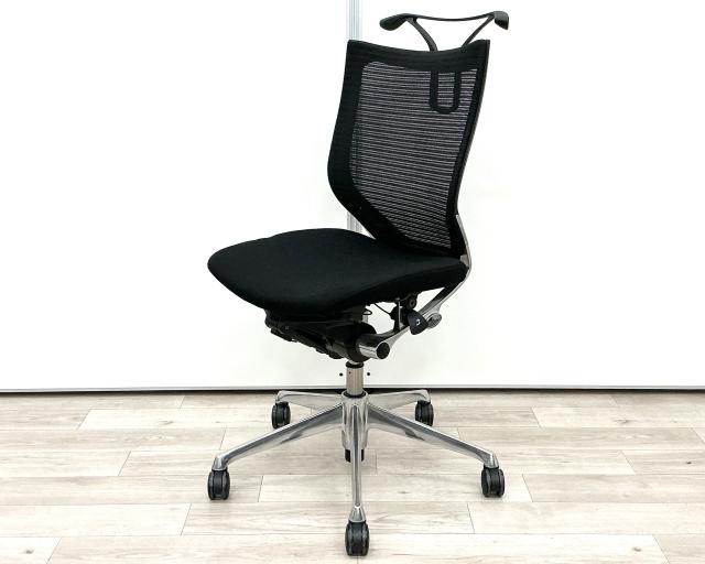 【中古】バロンチェア  オカムラ（okamura） 肘無ローバックチェア