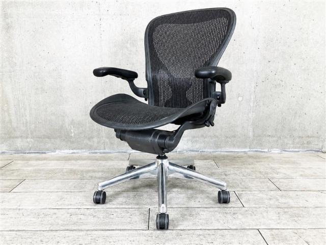 【中古】アーロンチェア（ポスチャー　フル装備）  Herman Miller（ハーマンミラー） 肘付ハイバックチェア