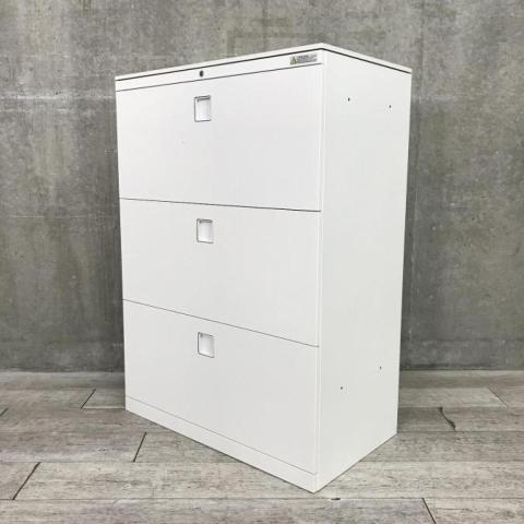 【中古】レクトライン  オカムラ（okamura） ローキャビネット／ラテラル
