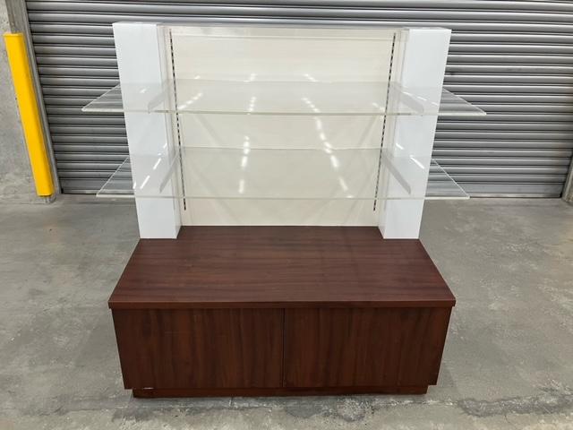 【中古】その他シリーズ  その他メーカー ゴンドラ（木製棚）
