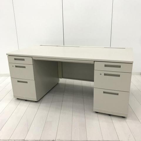 【中古】MXデスク SDP-MXZ16F1 コクヨ（KOKUYO） 両袖机