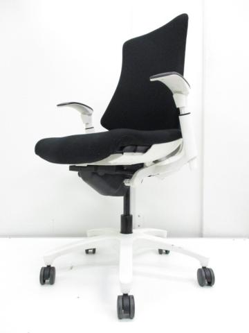 【中古】エフクロス KF-330GS-W9T1 イトーキ（ITOKI） 肘付ハイバックチェア
