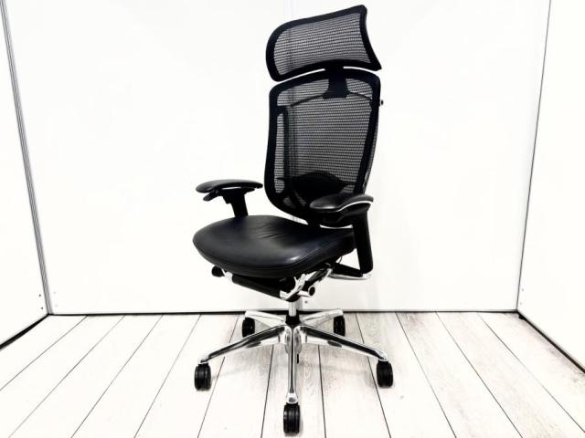 【中古】コンテッサ セコンダ CC87BS-FPT1 オカムラ（okamura） 肘付ハイバックチェア