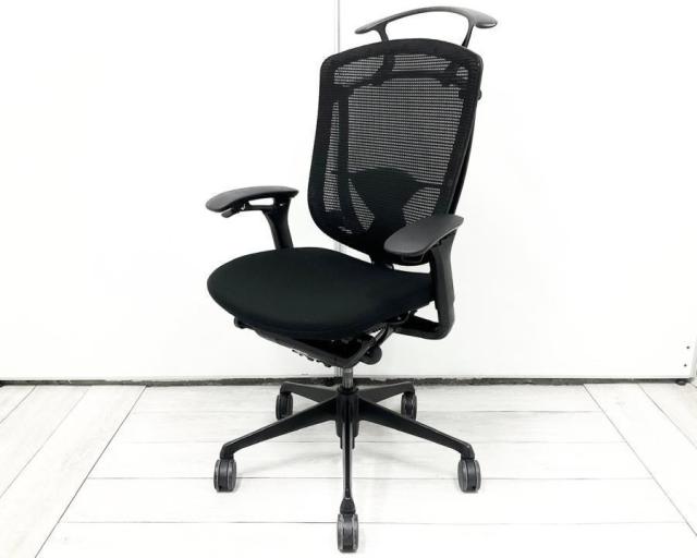 【中古】コンテッサチェア  オカムラ（okamura） 肘付ハイバックチェア