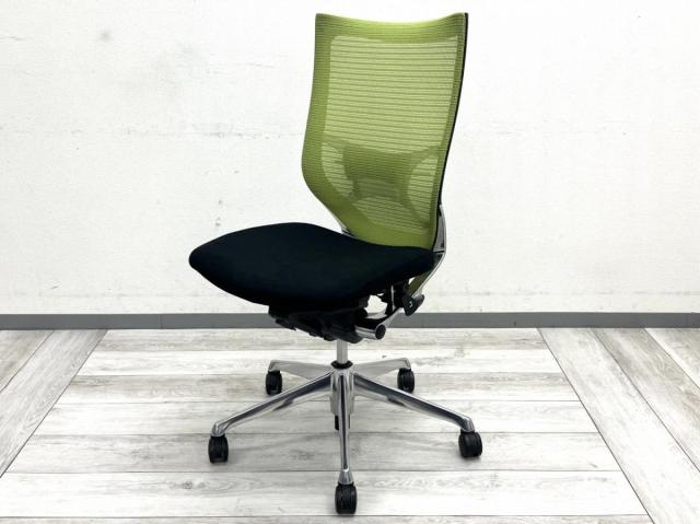 【中古】バロンメッシュチェア CP35BR　1730 オカムラ（okamura） 肘無ハイバックチェア