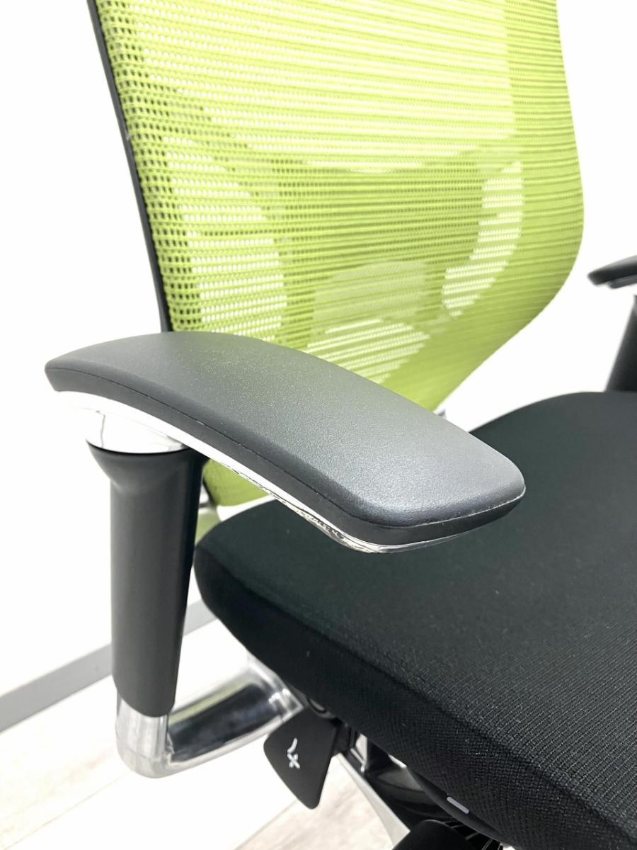 中古】バロンメッシュチェア CP35BR 1730 オカムラ/okamura 肘付