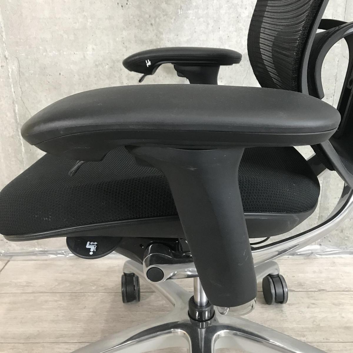 中古】サブリナ C885BX FSY1 オカムラ/okamura 肘付ハイバックチェア 