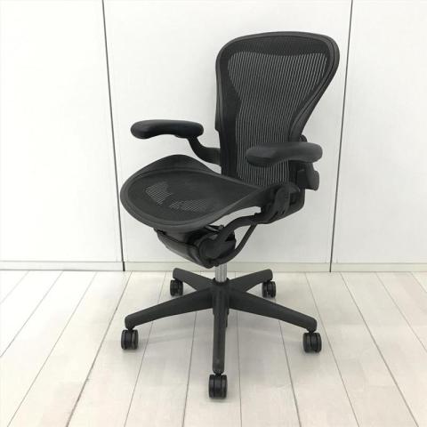 【中古】アーロンチェア  Herman Miller（ハーマンミラー） 肘付ハイバックチェア