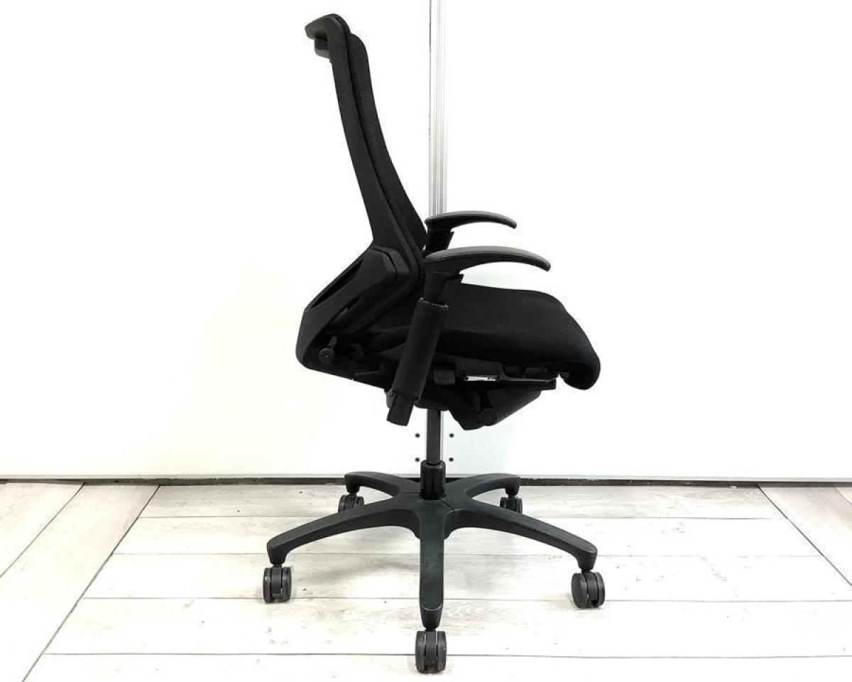 中古】エフメッシュ KF-370JB-T1T1 イトーキ/ITOKI 肘付ハイバック