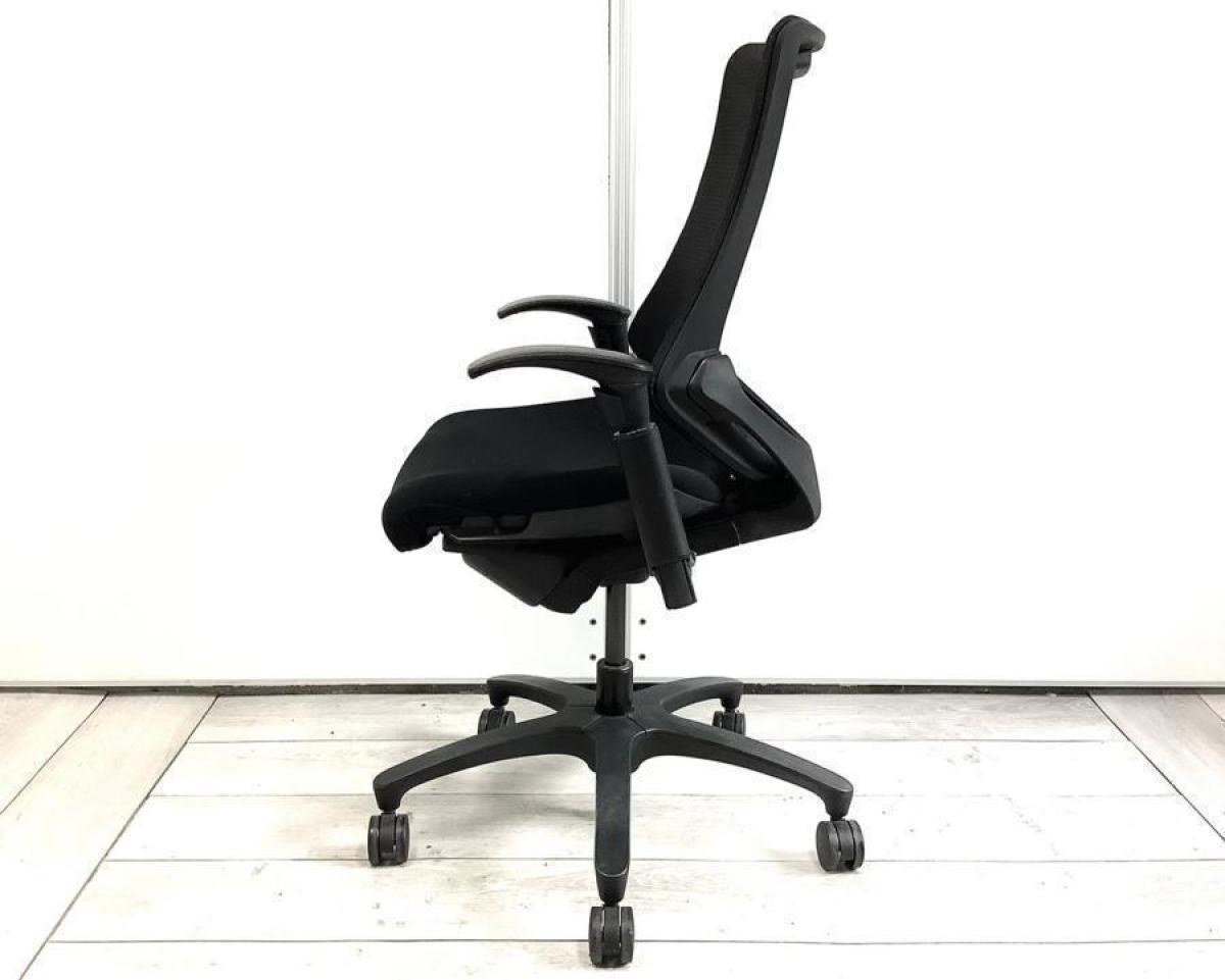 中古】エフメッシュ KF-370JB-T1T1 イトーキ/ITOKI 肘付ハイバック