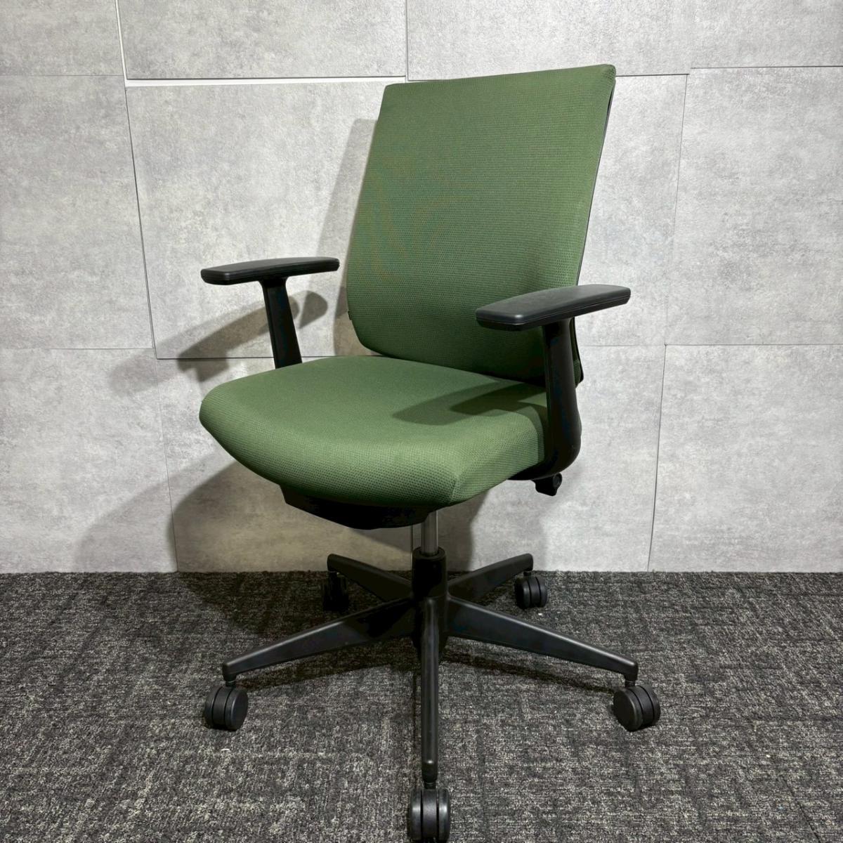 中古】ウィザード4 コクヨ/KOKUYO 肘付ローバックチェア 597657 - 中古 