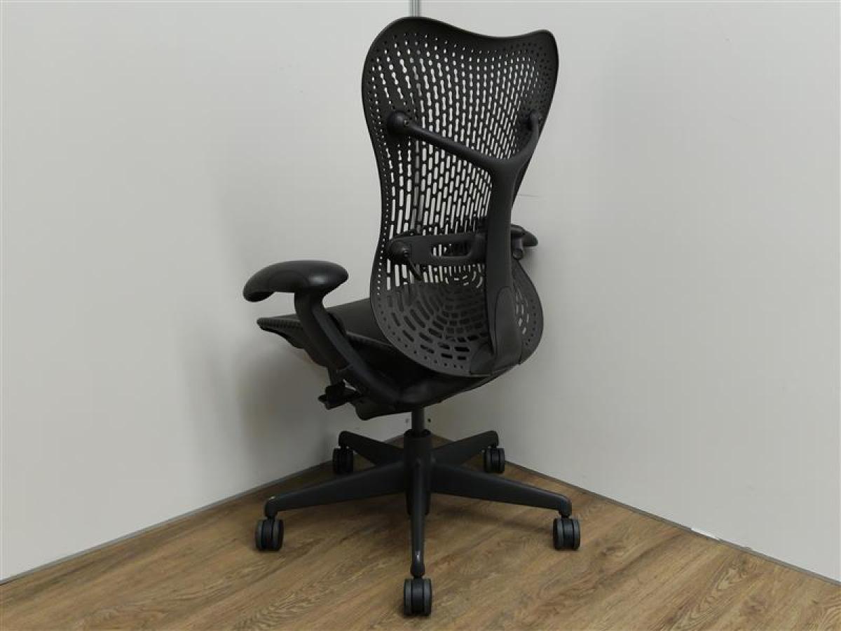 中古】ミラアーム Herman Miller/ハーマンミラー 肘付ハイバックチェア 