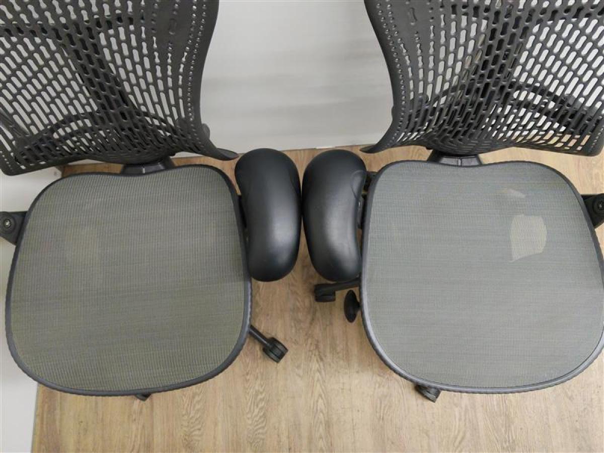 中古】ミラアーム Herman Miller/ハーマンミラー 肘付ハイバックチェア 