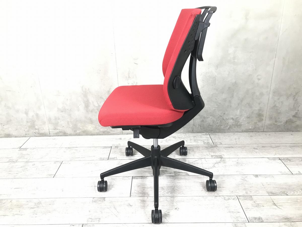 中古】ウィザード3 樹脂 CRS-G3620F6 コクヨ/KOKUYO 肘無ローバック