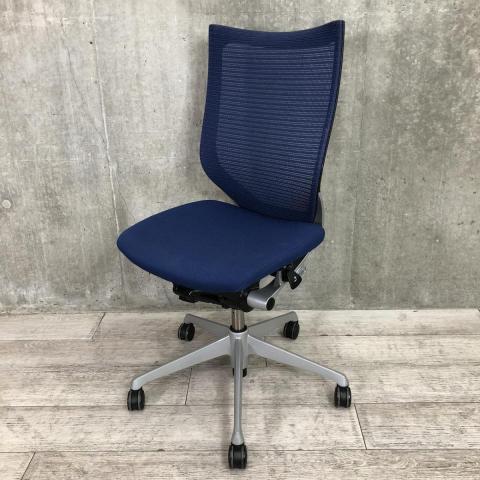 【中古】バロンチェア  オカムラ（okamura） 肘無ハイバックチェア