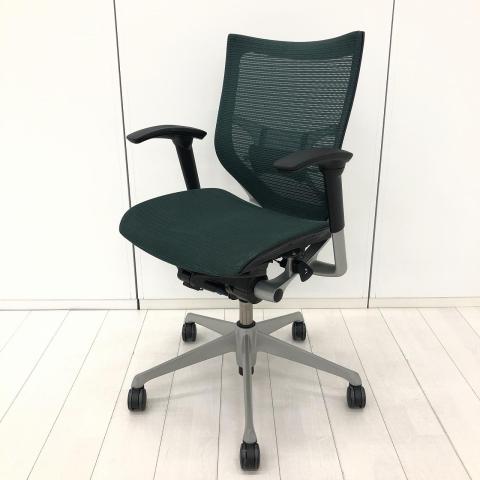 【中古】バロンチェア  オカムラ（okamura） 肘付ローバックチェア