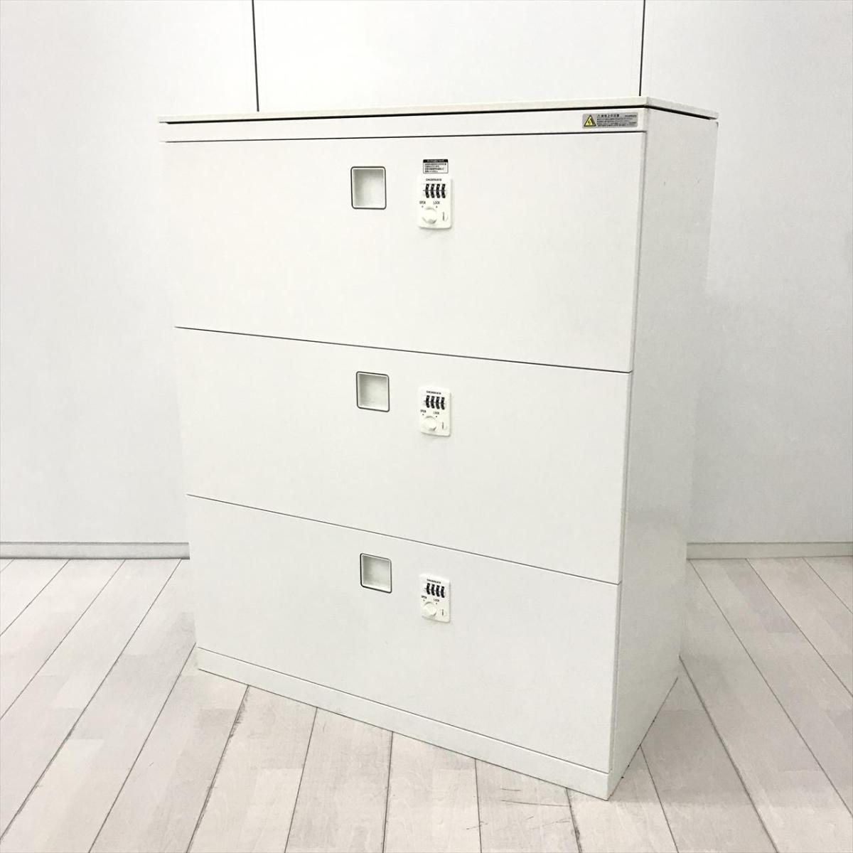 中古】レクトライン 4BG3EZ ZA75 オカムラ/okamura ローキャビネット 