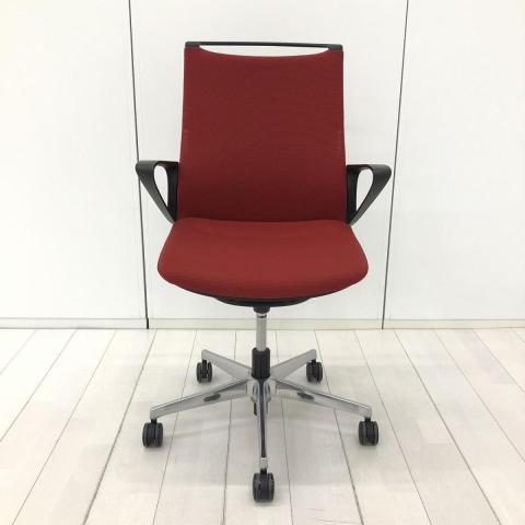 【中古】モード CA25BR FSF9 オカムラ（okamura） 肘付ミドルバックチェア