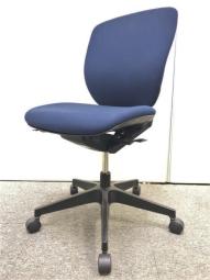 【ロット入荷】標準でランバーサポートが搭載されたおすすめOAチェア！中古 オフィス 家具　テレワーク　在宅ワーク　イトーキ　プラオ　ブルー　肘無し