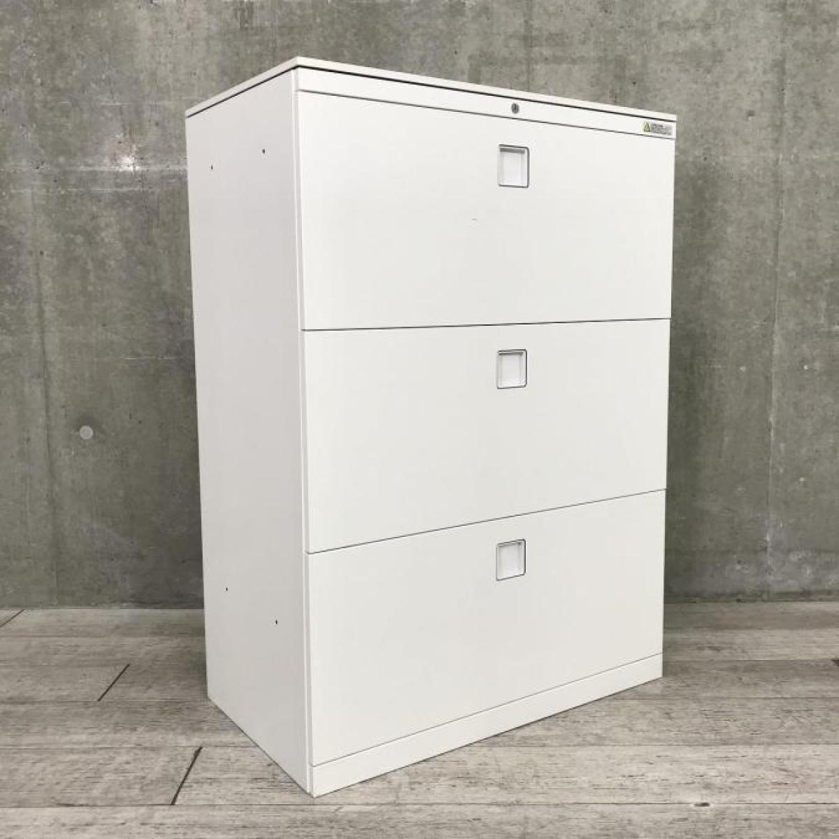 中古】レクトライン 4TG3ZC ZA75 オカムラ/okamura ローキャビネット