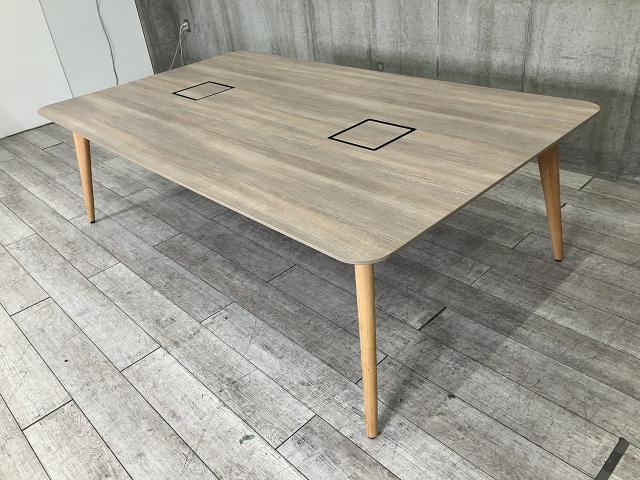 【中古】ライブス 3R1L4P MEP1 オカムラ（okamura） ミーティングテーブル（会議机）