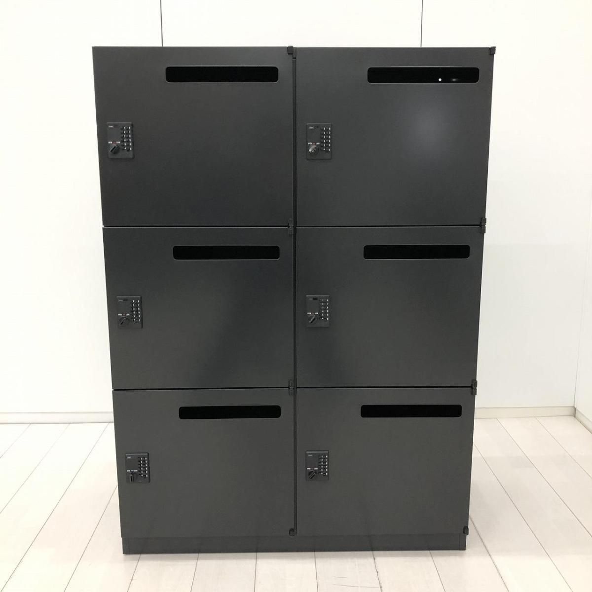 中古】HSパーソナル ウチダ/UCHIDA 6人用パーソナルロッカー 598356 