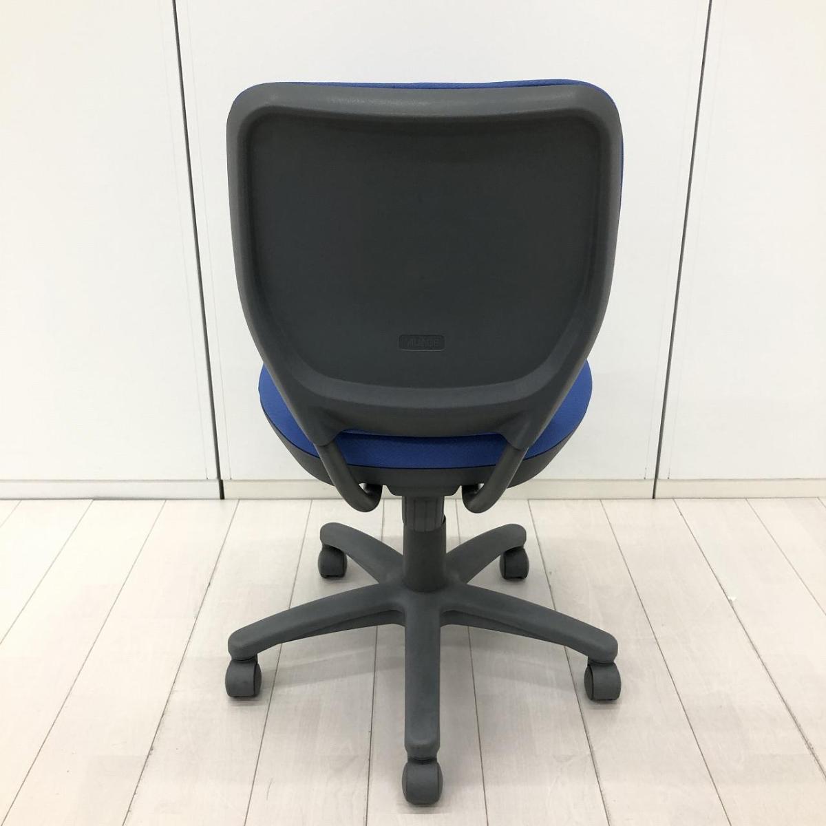 中古】ヴィラージュチェア オカムラ/okamura 肘無ローバックチェア