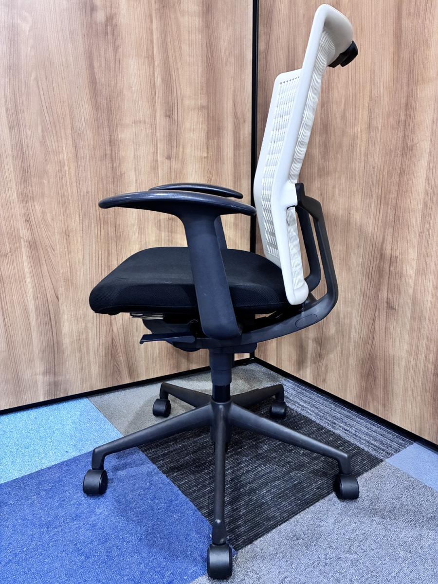 中古　良品　ウチダ　アクトディアチェア　オフィスチェア　デスクチェア　ガスチェア　ワークチェア　事務いす　ハイバック　リクラインニング角度　奥行調整　各1台　愛知県 一宮市 名古屋 稲沢 江南 岩倉 岐阜 羽島 各務ヶ原 三重 愛知 グッドプライス一宮 中古】アクトディアチェア AA-10W ウチダ/UCHIDA 肘付ハイバックチェア