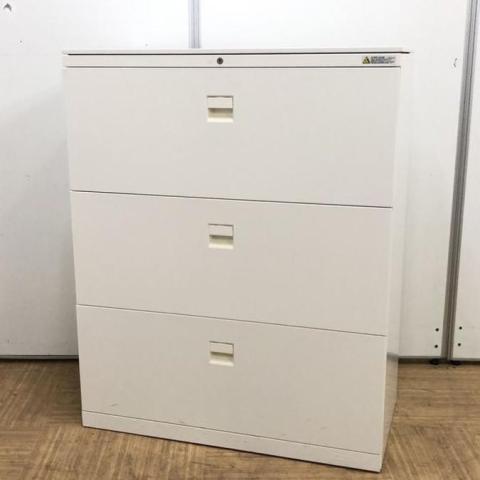 【中古】SAデュオライン  オカムラ（okamura） ローキャビネット／ラテラル