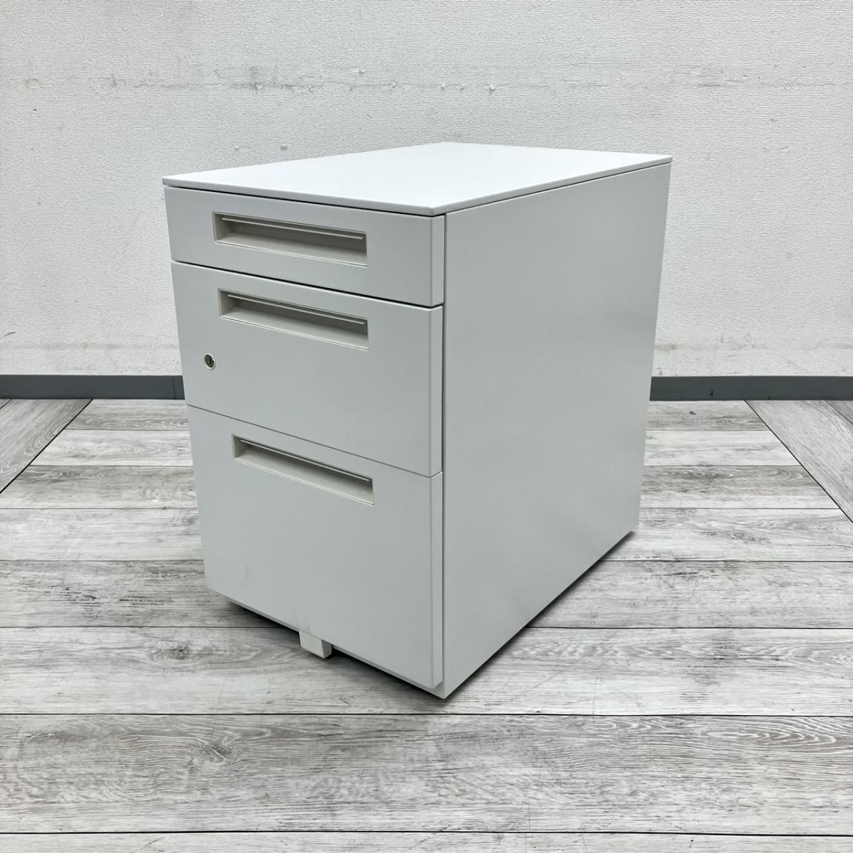 【中古】Sワゴン シリーズ 286531 イナバ/INABA ワゴン3段 598463 - 中古オフィス家具ならオフィスバスターズ
