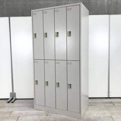 【中古】FZタイプ  オカムラ（okamura） 8人用更衣ロッカー