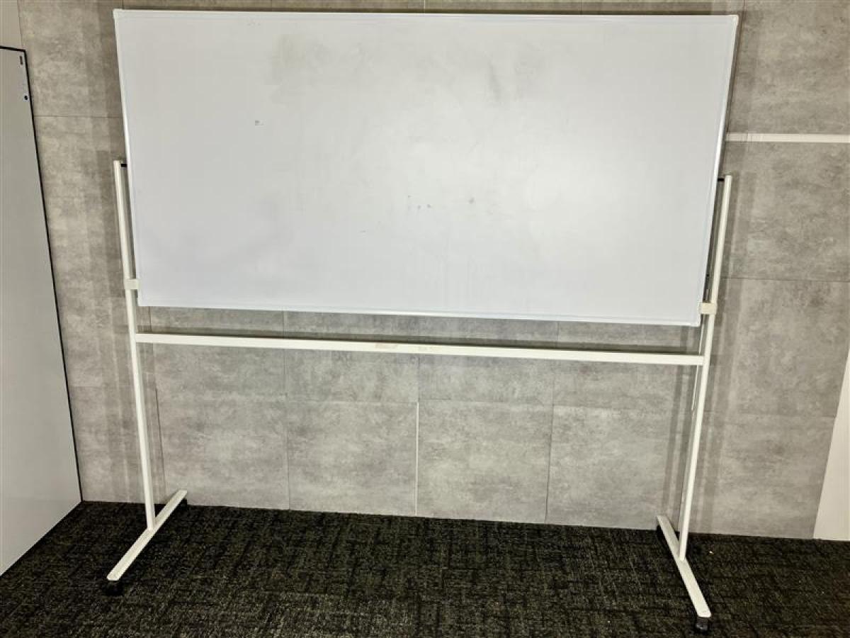 座卓 一枚板 座敷机 脚取り外し可 縦151㎝ 横88㎝ 厚み5㎝（中古） 中古】 SKS ウチダ/UCHIDA 自立ホワイトボード 598581 - 中古オフィス