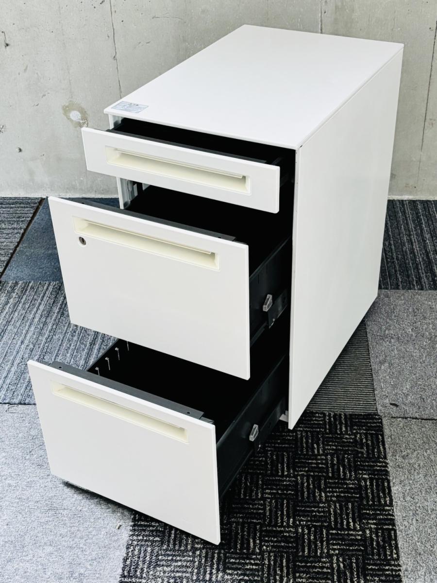 中古】アドバンス DNC1CC Z975 オカムラ/okamura ワゴン3段 598661