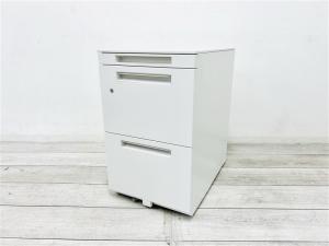 【定価約9万円】【ホワイトカラーの人気商品3段ワゴンの入荷です!】■イナバ製 Sワゴンシリーズ ■3段ワゴン ■ホワイト ■シリンダー錠