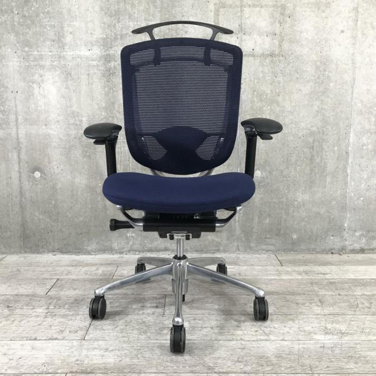 中古】コンテッサチェア オカムラ/okamura 肘付ハイバックチェア