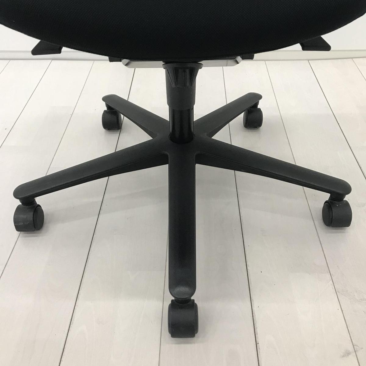 中古】ルディオチェア LA2-10CS ウチダ/UCHIDA 肘無ミドルバックチェア
