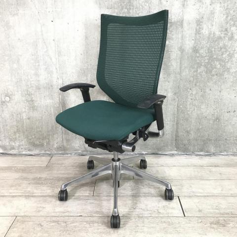 【中古】バロンチェア  オカムラ（okamura） 肘付ハイバックチェア